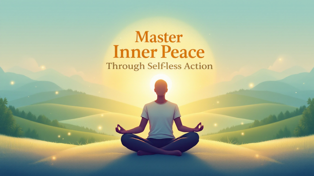 Karma Yoga Master Inner Peace Through Selfless Action