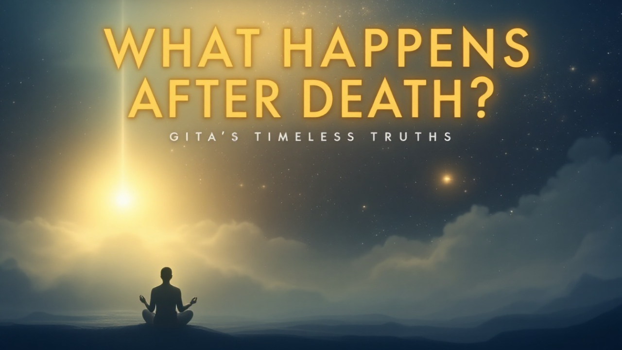What happens after death timeless lessons from chapter eight of the bhagavad gita